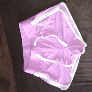 Justice - girls pink athletic shorts (size:8)